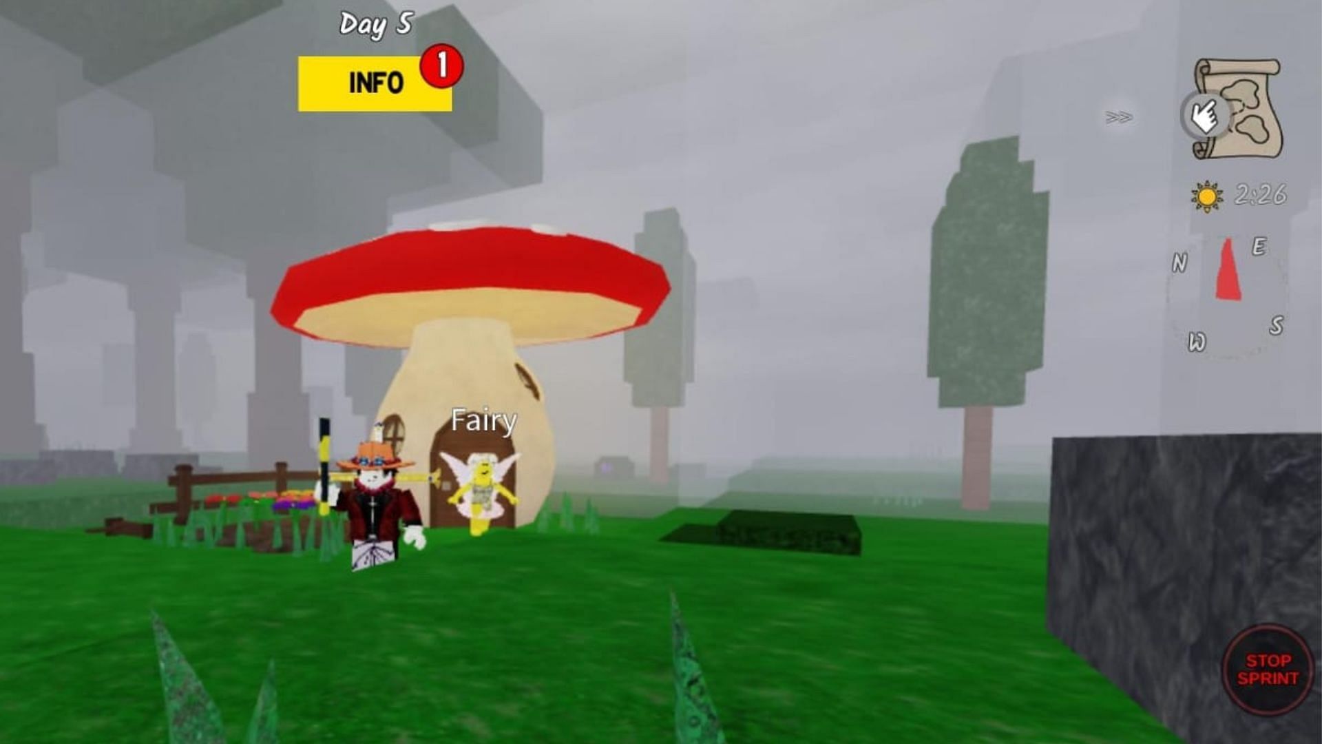 The Fairy is a friendly character (Image via Roblox)